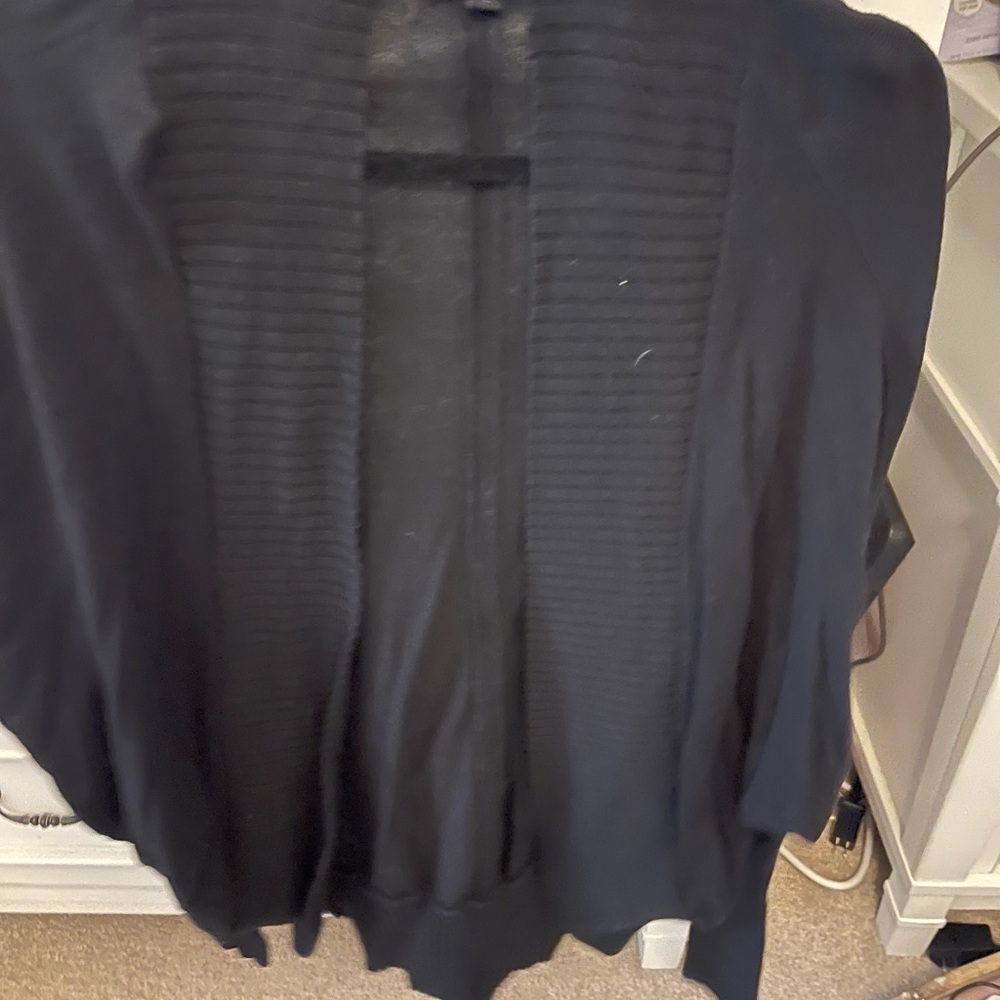 Black Open Front Cardigan Express Women’s Large